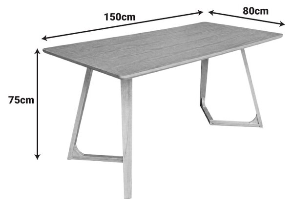 Masa dining Pendra, Nuc, 90x160x75 cm