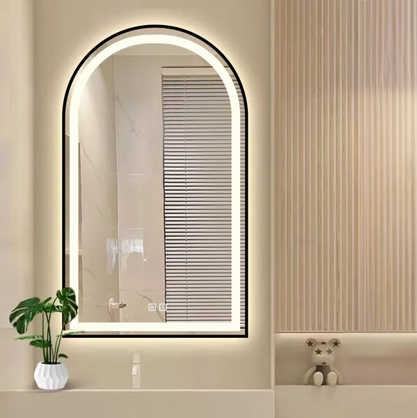 Oglindă LED 60x100cm DASH BLACK
