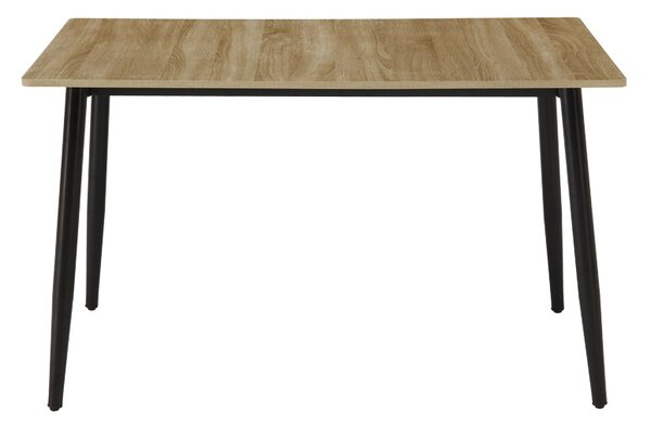 Masa dining Loza, Negru, 70x120x73 cm