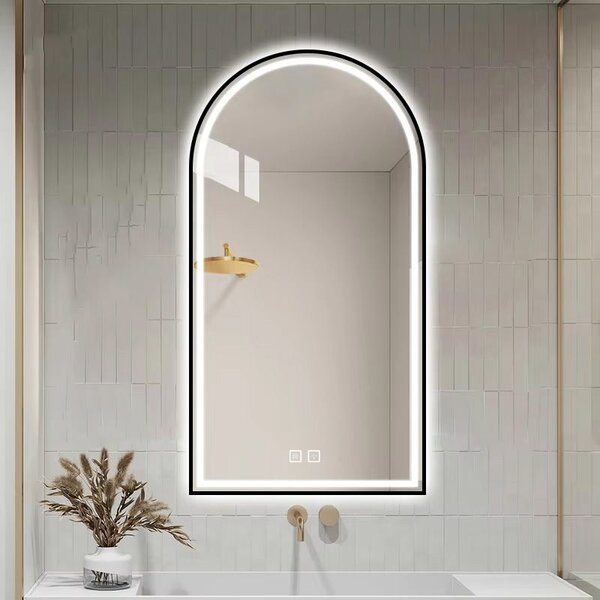 Oglindă LED 60x100cm DASH BLACK