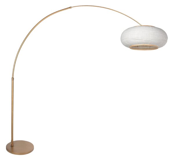 Steinhauer Lampadar curbat Sparkled Light, bronz/in gri, 240 cm, Bronz / Alamă Veche, Camera de zi / sufragerie, Metal