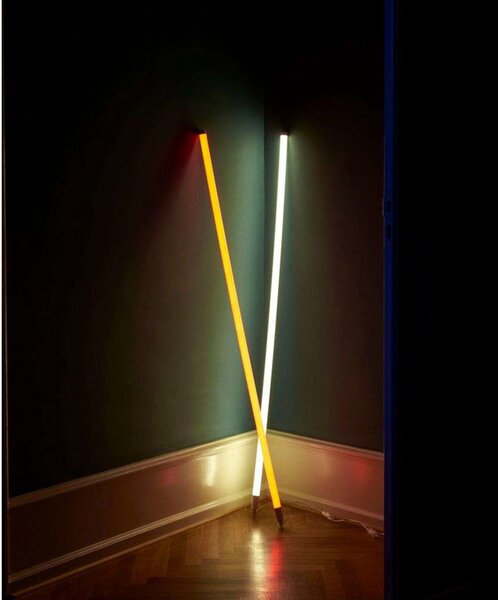 Lampă de masă HAY, Neon Tube, Galben, Camera de zi, Plastic, Modern
