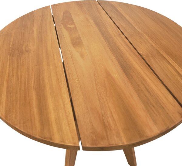 Masa dining Cadrada, Natural, 70x70x76 cm