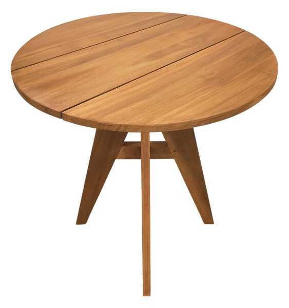 Masa dining Cadrada, Natural, 70x70x76 cm