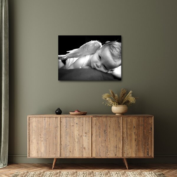 Tablou cu înger de copil (70x50 cm)