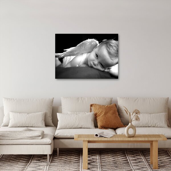 Tablou cu înger de copil (70x50 cm)