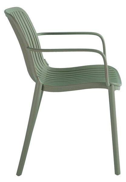 Fotoliu suprapozabil Teragi, Verde masliniu, 57x59x82 cm