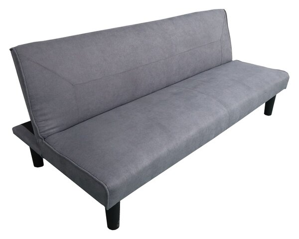 Canapea extensibila Kedran, Gri inchis, 75.5x166x70 cm