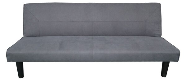 Canapea extensibila Kedran, Gri inchis, 75.5x166x70 cm