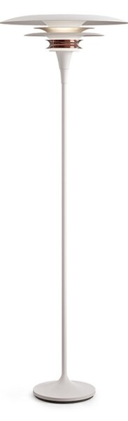 Diablo Lampadar Ø50 Matt White/Rosé Silver - Belid