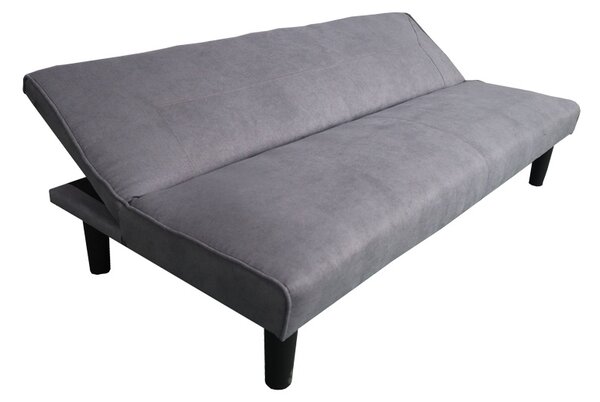 Canapea extensibila Kedran, Gri inchis, 75.5x166x70 cm