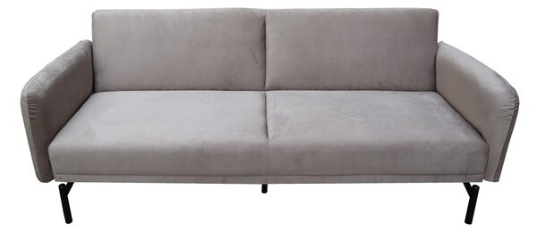 Canapea extensibila Veluto, Gri, 85x197x83 cm