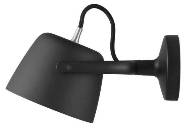 Lampă de perete Normann Copenhagen, Negru, Camera de zi, Aluminiu