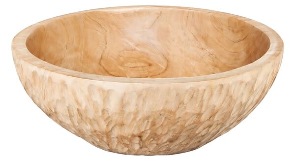 Bol decorativ Feldo, Natural, 30x30x10 cm