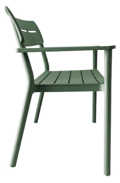 Banca pentru doua persoane Cadrin, Verde inchis, 60x117x83 cm