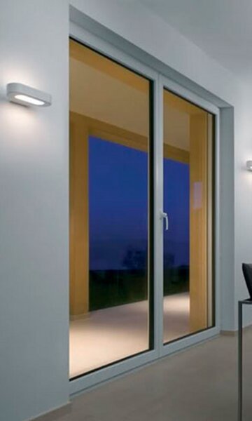 Lampă de perete Artemide, reglabil, Alb, Zona coridorului, Aluminiu