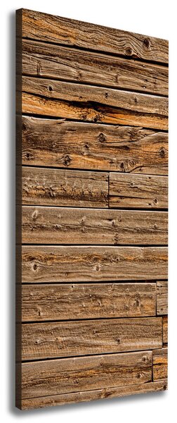 Tablou canvas de perete din lemn