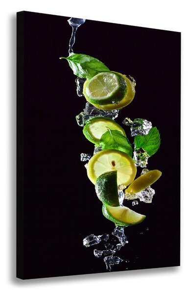 Pictură pe pânză Lime si lamaie