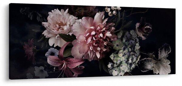 Tablou cu buchet (120x50 cm)