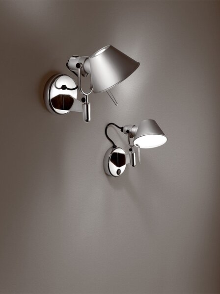 Lampă de perete Artemide, Metalic, dormitor, Aluminiu, Design