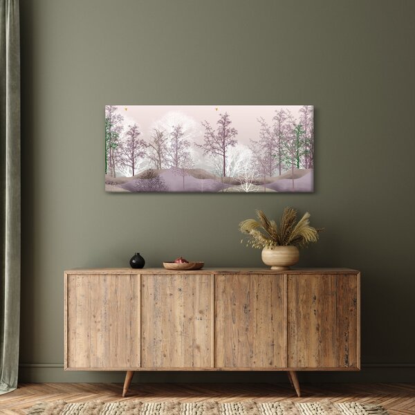 Tablou cu pădure (120x50 cm)