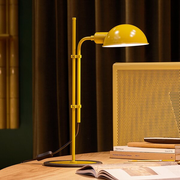 Lampă de masă MARSET, Funiculí, Galben, Camera de zi, Metal, Design