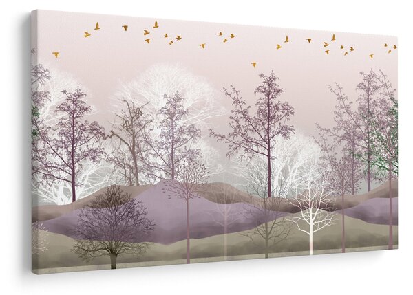 Tablou cu pădure (90x60 cm)