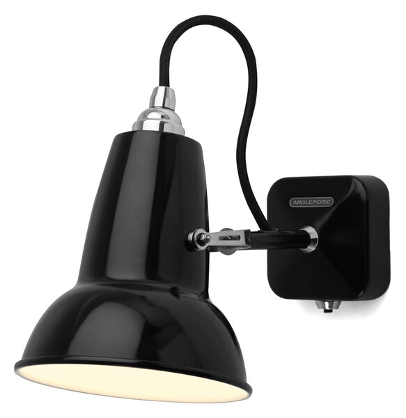 Lampă de perete Anglepoise, Original 1227, Negru, Camera de zi, Metal, Design industrial