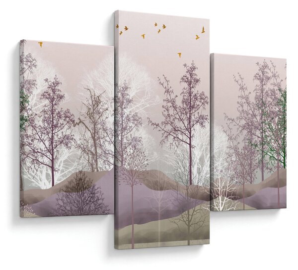 Tablou cu pădure (90x60 cm)