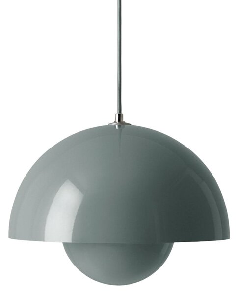Lustră Pendul &Tradition, reglabil, Gri, Camera de zi, Metal, Design