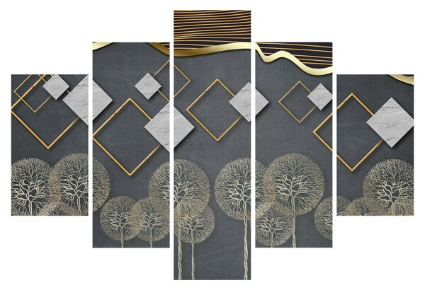 Tablou cu abstracție (150x105 cm)