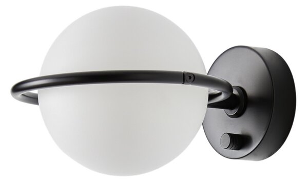 Lampă de perete Aromas del Campo, Abbacus, reglabil, Negru, Camera de zi, Metal, Modern