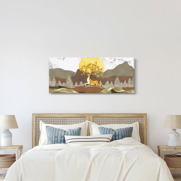 Tablou cu cerb (120x50 cm)