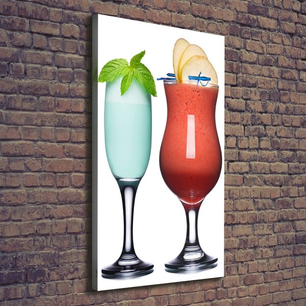Tablou pe pânză cocktail-uri colorate