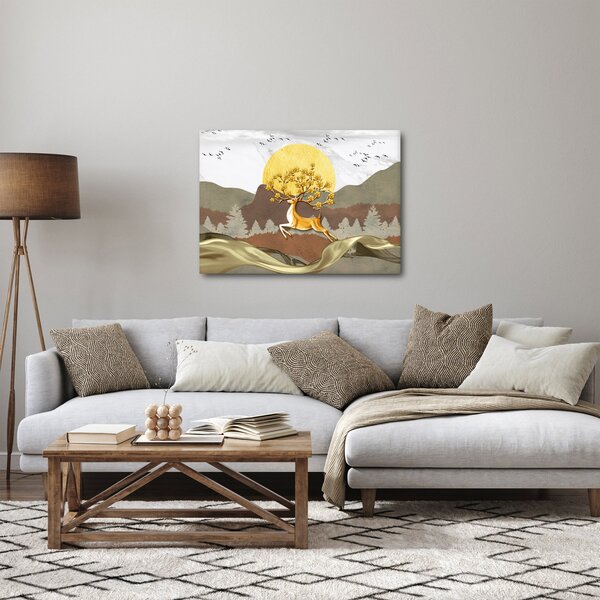 Tablou cu cerb (70x50 cm)