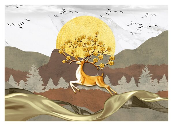 Tablou cu cerb (70x50 cm)