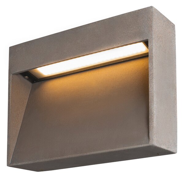 Concreto LED Aplică de exterior M IP65 Light Grey - SLV