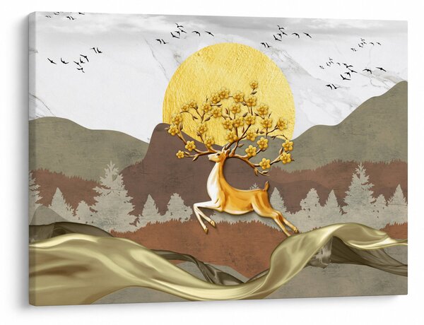 Tablou cu cerb (70x50 cm)