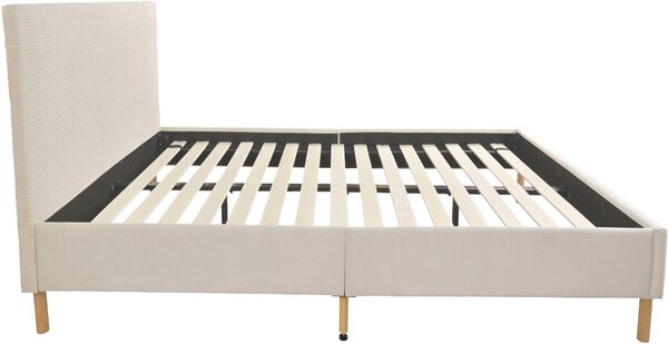 Pat tapitat Armandine bej 180/200 cm
