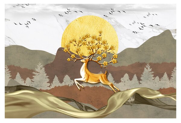 Tablou cu cerb (90x60 cm)