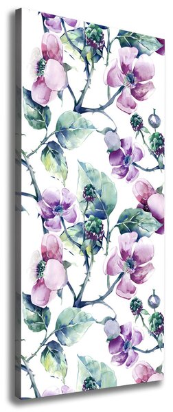 Imprimare tablou canvas flori murele