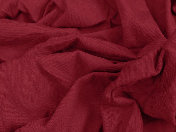 Cearsaf Jersey cu elastic 180 x 200 cm visiniu