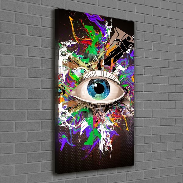 Tablou canvas ochi Abstracție