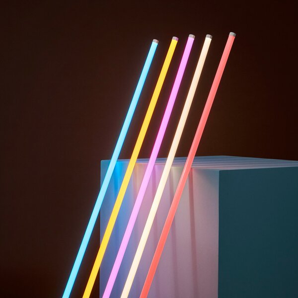 Lampă de masă HAY, Neon Tube, Roșu, Camera de zi, Plastic, Modern