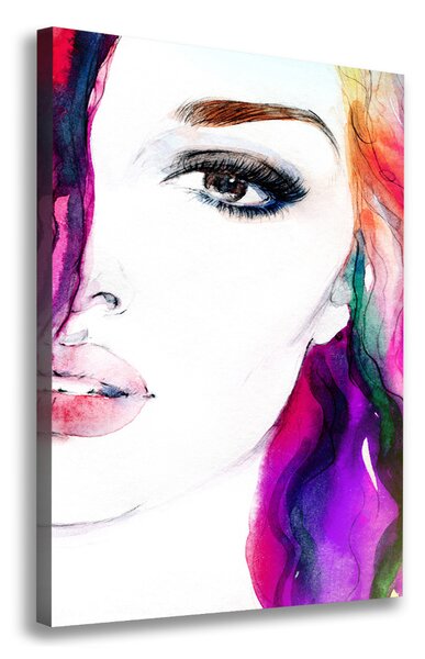 Imprimare tablou canvas Abstracție femeie