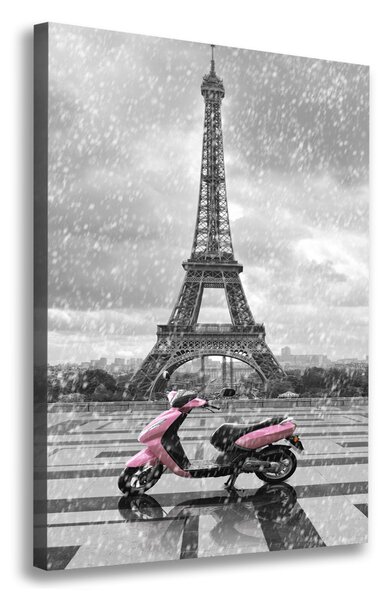 Print pe canvas Turnul Eiffel scuter