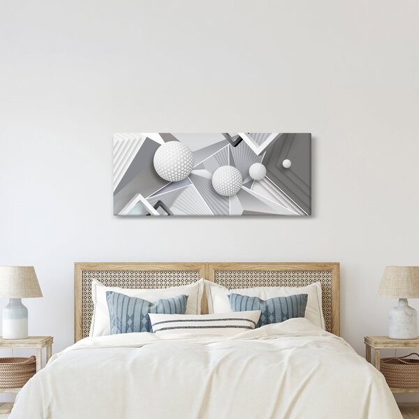 Tablou geometric abstract (120x50 cm)