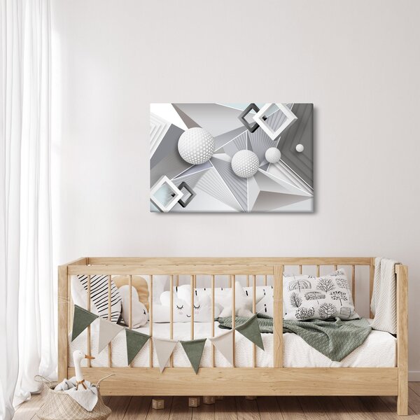Tablou geometric abstract (90x60 cm)