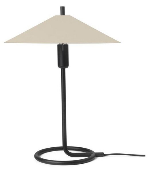 Lampă de masă ferm LIVING, Filo, Negru, Camera de zi, Metal, Design