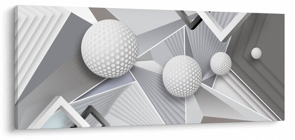 Tablou geometric abstract (120x50 cm)